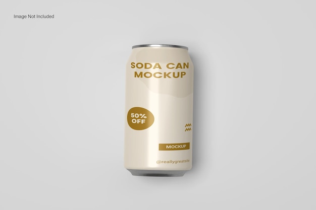 Mockup de lata de refresco