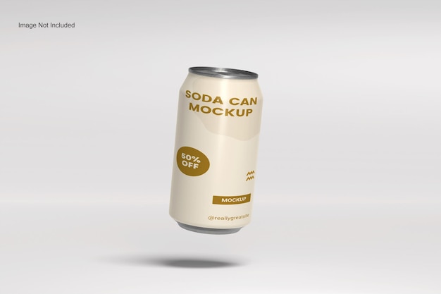 Mockup de lata de refresco