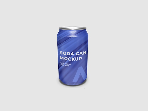 Mockup de lata de refresco