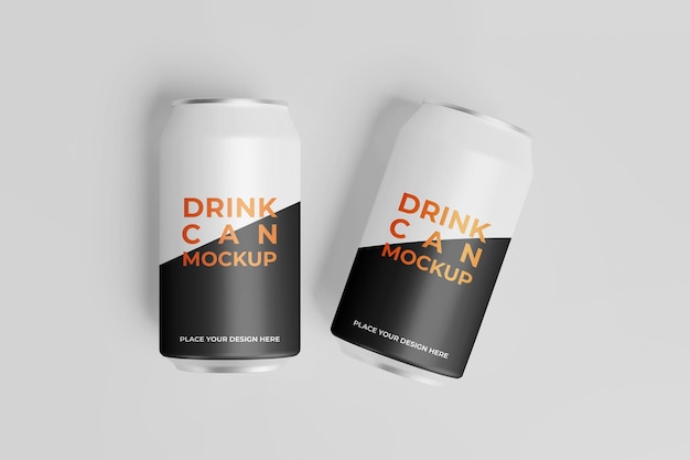 Mockup de la lata