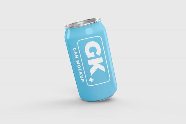 PSD mockup de latas de aluminio o paquete de cerveza