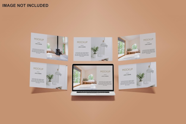 Mockup layar laptop