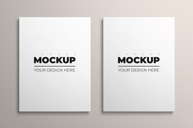Mockup de lienzo