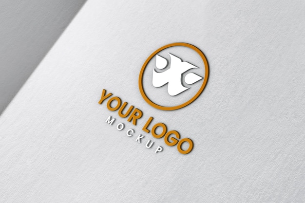 Mockup logo 3D