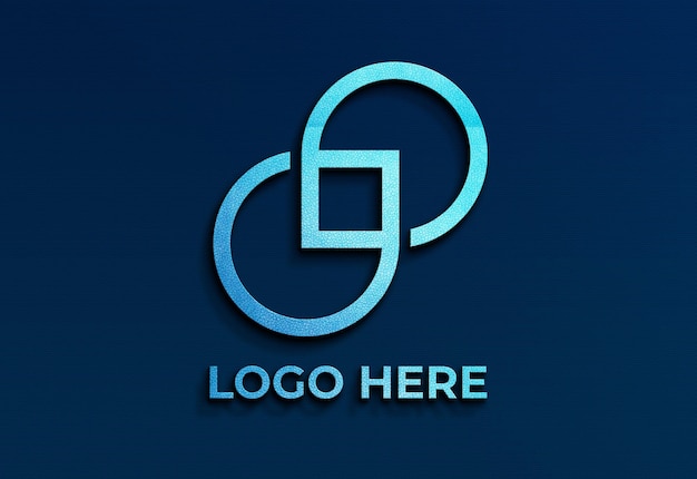 Mockup logo 3D