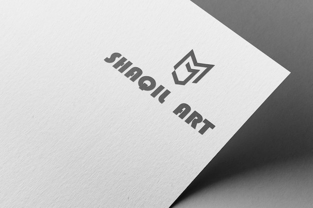 MOCKUP de logo en 3D