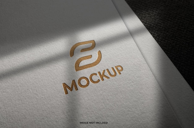 Mockup logo di lusso