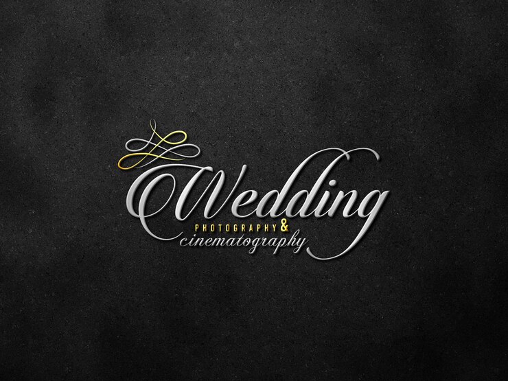 PSD mockup de logo con fondo de lujo