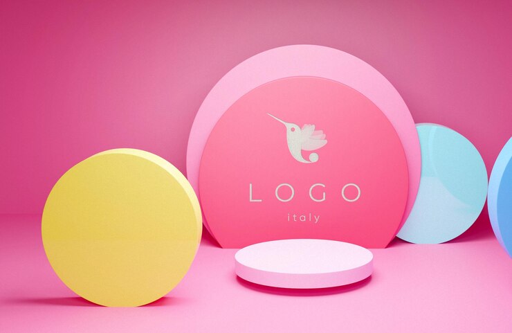 Mockup logo in lamina d'oro psd