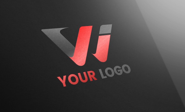 Mockup logo nero