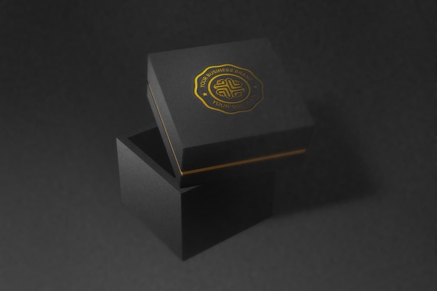 Mockup logo scatola