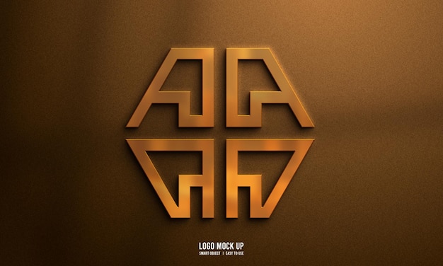 Mockup del logotipo de la marca
