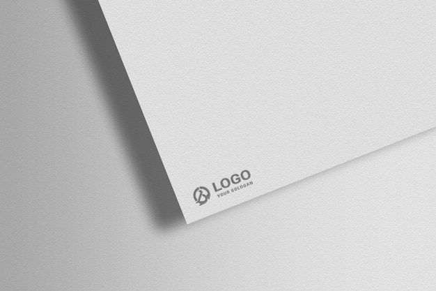 Mockup del logotipo de PSD