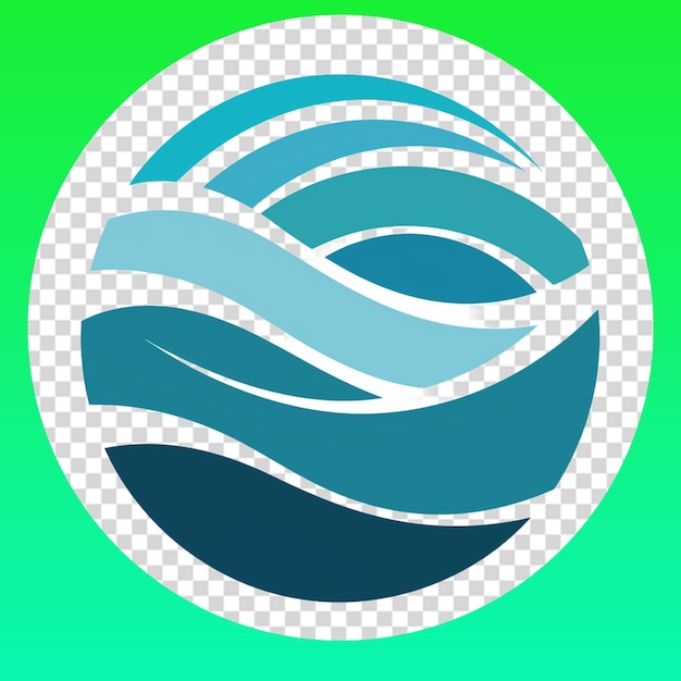Mockup del logotipo del río