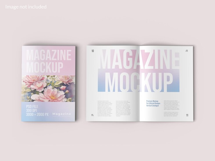 Mockup Majalah