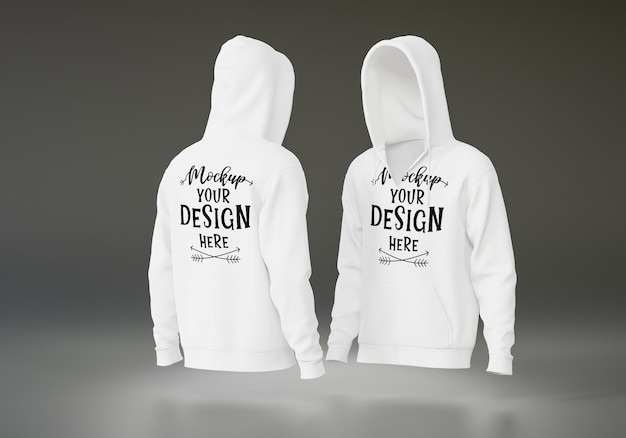 Mockup-Mantel für Werbung 3D-Render-PSD