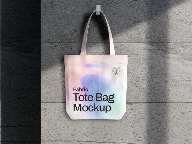 Mockup de la marca de la bolsa de Tote
