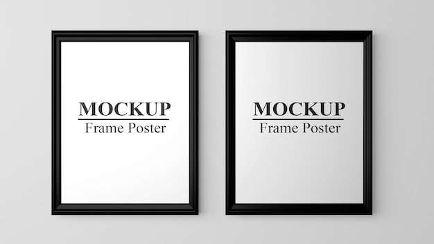 Mockup del marco de la foto en formato PSD