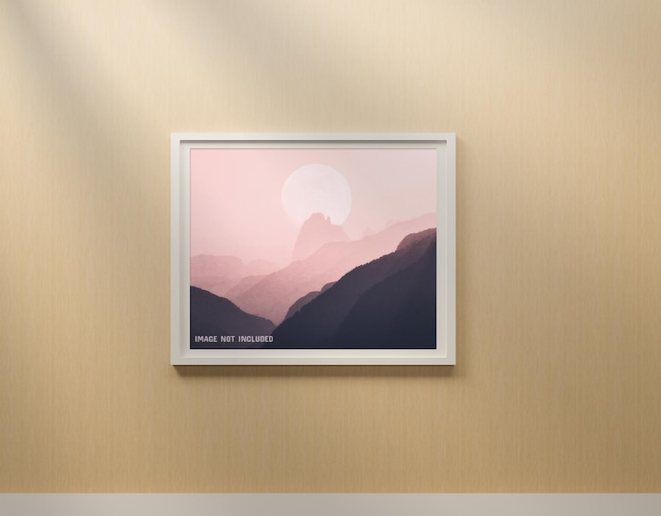 Mockup del marco de la foto