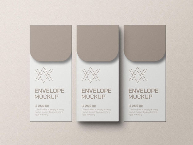 Mockup minimo di biglietti da visita
