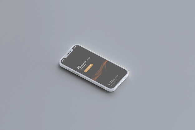 Mockup minimo di smartphone