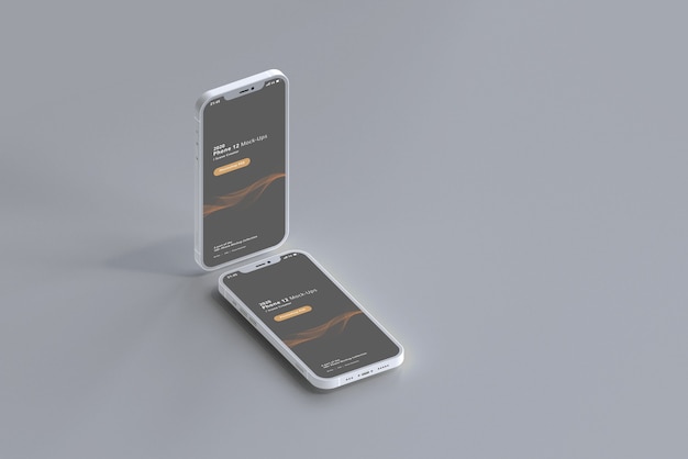 Mockup minimo di smartphone