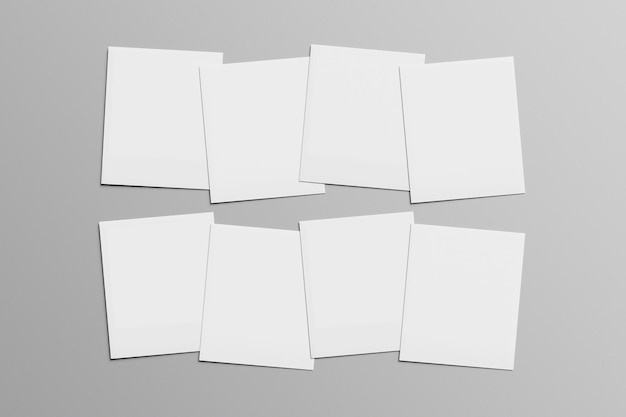 Mockup mit leerem Papier