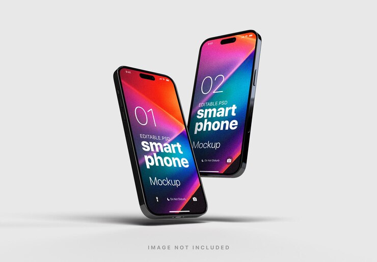 Mockup modificabile di Iphone 14 pro max