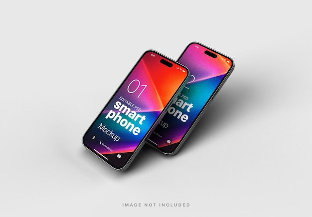 Mockup modificabile di Iphone 14 pro max