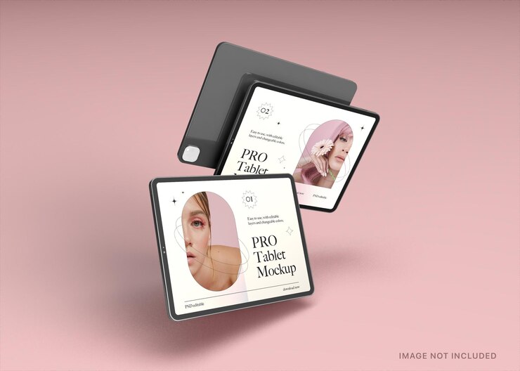 Mockup modificabile per tablet iPad pro