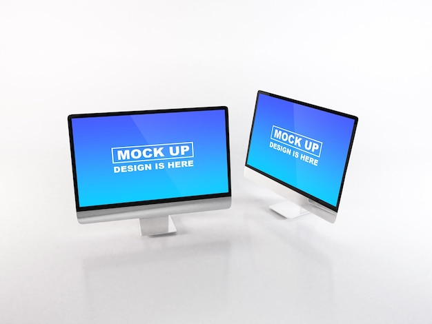 Mockup del monitor Mockup de la pantalla Mockup digital Mockup MacBook Mockup editable Mockup libre Mockup