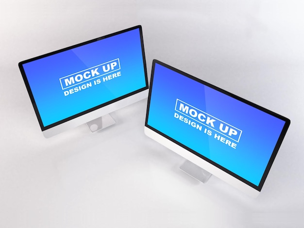Mockup del monitor Mockup de la pantalla Mockup digital Mockup MacBook Mockup editable Mockup libre Mockup