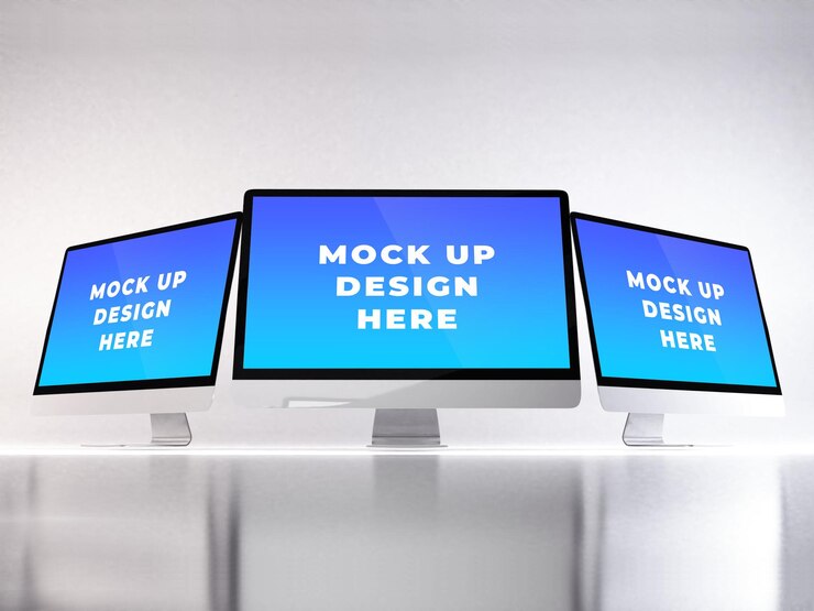 Mockup del monitor Mockup de la pantalla Mockup digital Mockup MacBook Mockup editable Mockup para PC Mockup