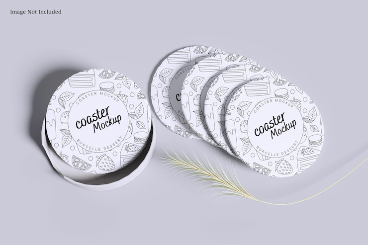 PSD mockup de las montañas rusas