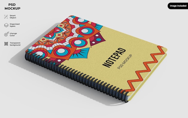 Mockup Notebook Anellato