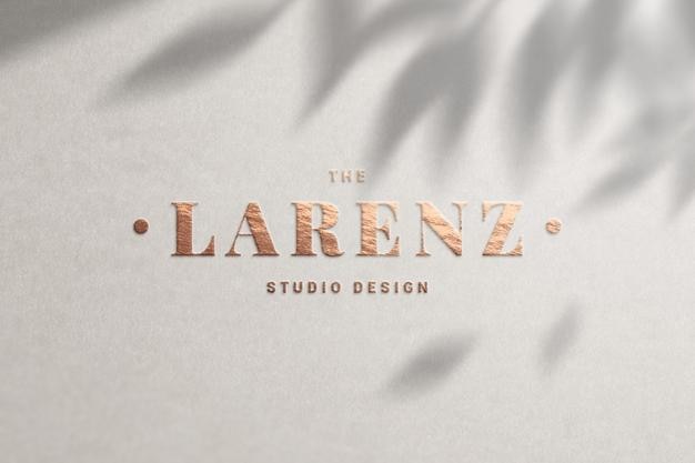 Mockup de l'ombre du logo vol. 3