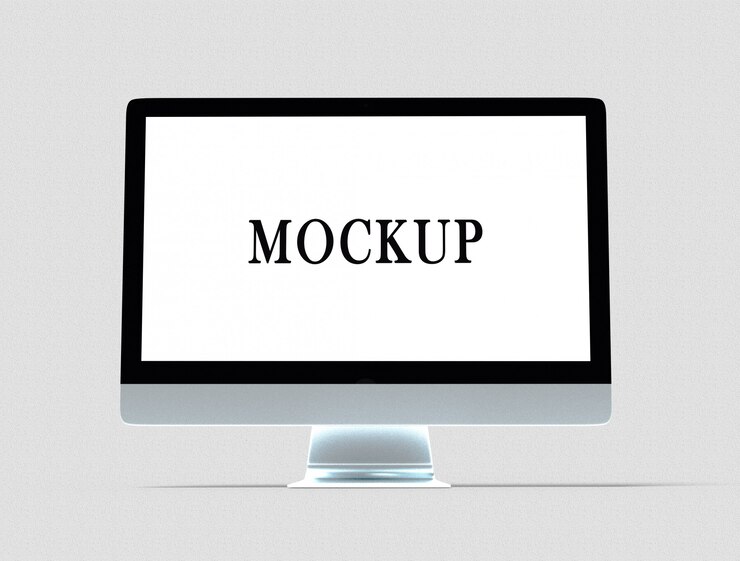 PSD mockup de ordenador