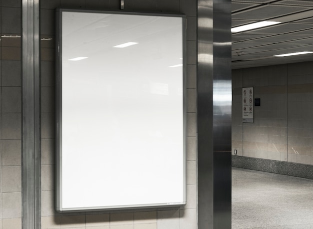 Mockup outdoor em branco
