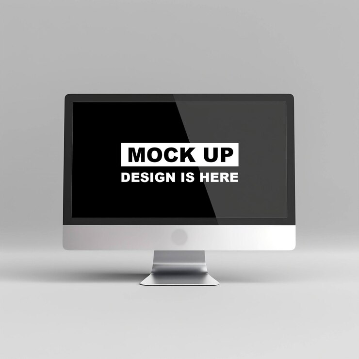 Mockup de la pantalla Mockup del monitor Mockup la pantalla digital Mockup PSD Mockup iMac Mockup Mockup para PC