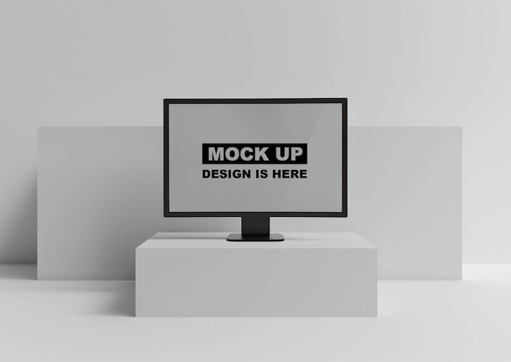 Mockup de la pantalla Mockup del monitor Mockup la pantalla digital Mockup PSD Mockup iMac Mockup Mockup para PC