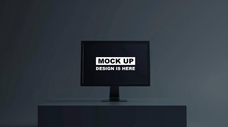 Mockup de la pantalla Mockup del monitor Mockup la pantalla digital Mockup PSD Mockup iMac Mockup Mockup para PC