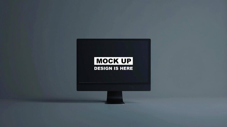 Mockup de la pantalla Mockup del monitor Mockup la pantalla digital Mockup PSD Mockup iMac Mockup Mockup para PC