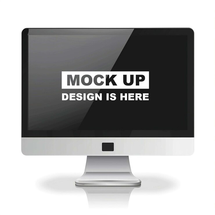 Mockup de la pantalla Mockup del monitor Mockup la pantalla digital Mockup PSD Mockup iMac Mockup Mockup para PC