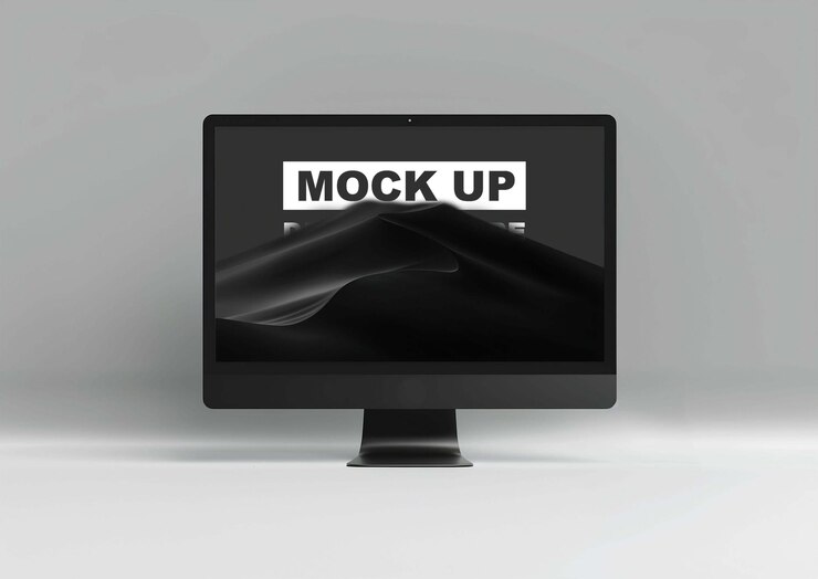 Mockup de la pantalla Mockup del monitor Mockup la pantalla digital Mockup PSD Mockup iMac Mockup Mockup para PC