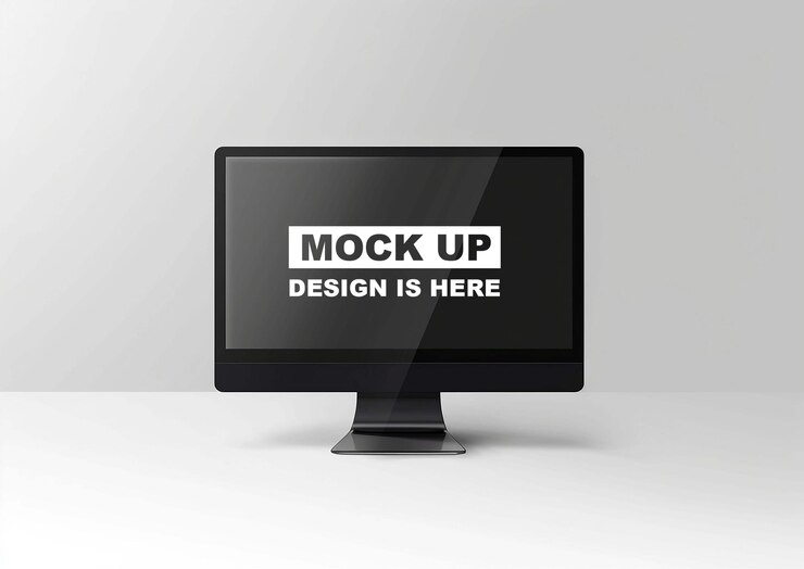 Mockup de la pantalla Mockup del monitor Mockup la pantalla digital Mockup PSD Mockup iMac Mockup Mockup para PC