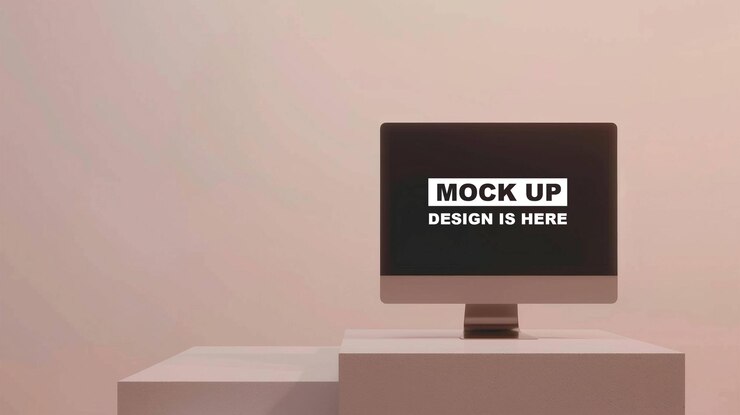 Mockup de la pantalla Mockup del monitor Mockup la pantalla digital Mockup PSD Mockup iMac Mockup Mockup para PC
