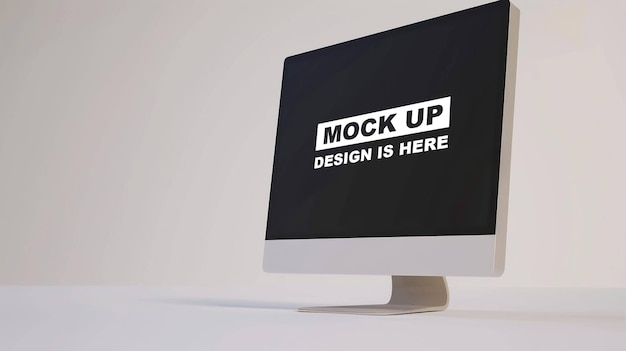 Mockup de la pantalla Mockup del monitor Mockup la pantalla digital Mockup PSD Mockup iMac Mockup Mockup para PC