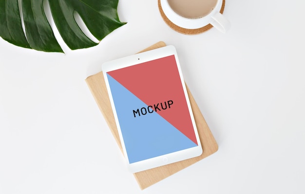 Mockup de pantalla de tableta