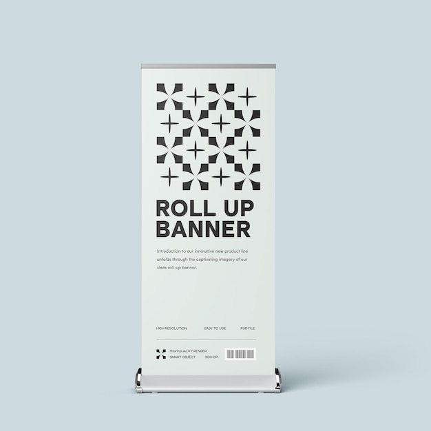 Mockup de pantalla vertical de banner X para publicidad y promociones