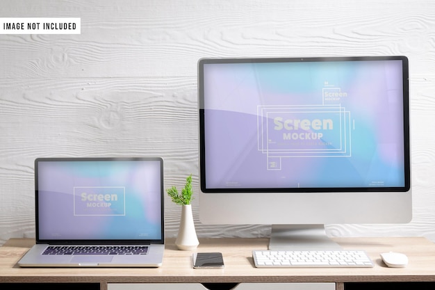 Mockup de la pantalla